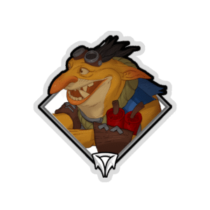 Gold Crownfall Sticker - Spleen