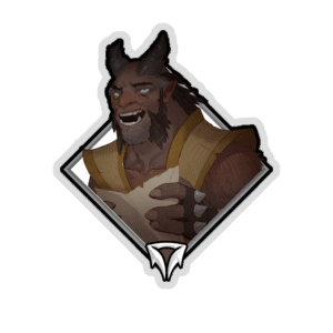 Holo Crownfall Sticker - Jimm Utuk