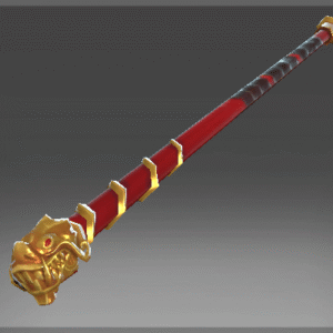 Inscribed Staff of the Infinite Waves