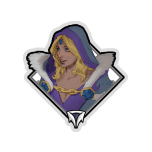 Holo Crownfall Sticker - Crystal Maiden