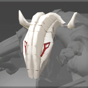 Inscribed Stoic Mask of the High Plains