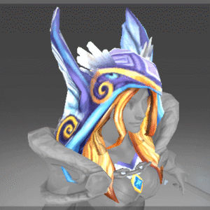 Inscribed Hood of the Frozen Feather