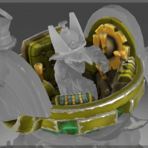 Inscribed Cockpit of the Maniacal Machinist