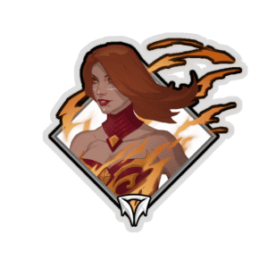 Holo Crownfall Sticker - Lina