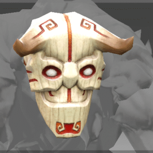 Inscribed Carved Grin of the Trickster