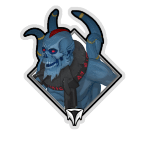 Gold Crownfall Sticker - Lich