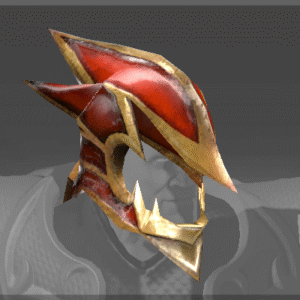 Inscribed Dragonbone Helm of Sir Davion