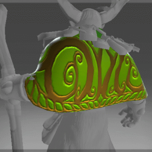 Inscribed Cape of Verdant Dreaming