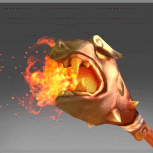Frozen Flaming Scepter of Ancestral Luck
