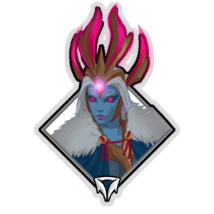 Glitter Crownfall Sticker - Shen (Parka)