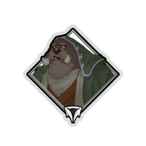 Glitter Crownfall Sticker - Brother Lachlan