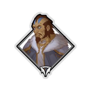 Glitter Crownfall Sticker - Idrix