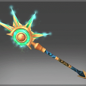 Inscribed Staff of the Crested Dawn