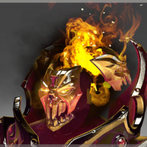 Autographed Golden Mantle of Grim Facade