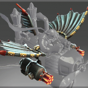 Inscribed Sky-High Warship Wings