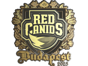 Sticker | RED Canids (Gold) | Budapest 2025