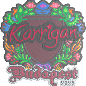 Sticker | karrigan (Embroidered) | Budapest 2025
