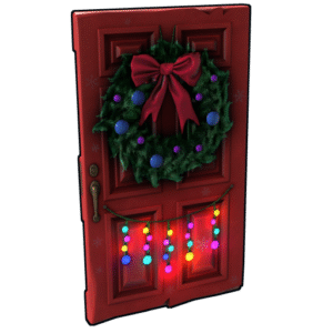 Christmas Puerta de madera
