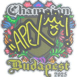 Sticker | apEX (Embroidered, Champion) | Budapest 2025