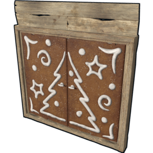 Ginger Bread Wooden Double Door