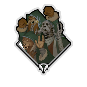 Crownfall Sticker - The Sunken Monks