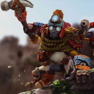 Loading Screen of the Mechanised Pilgrim