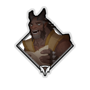 Crownfall Sticker - Jimm Utuk