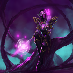 Fluttering Amethyst Loading Screen