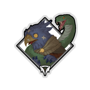 Crownfall Sticker - Snake Charmer