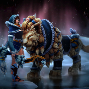 Snowstorm Huntress Loading Screen