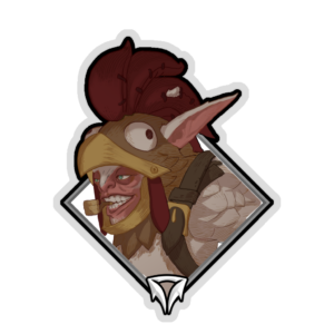 Crownfall Sticker - Chicken Meepo