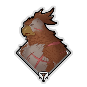 Glitter Crownfall Sticker - Gralla