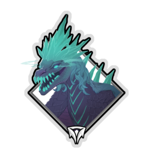 Crownfall Sticker - Winter Wyvern