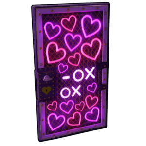 Neon Hearts Porta in lamiera