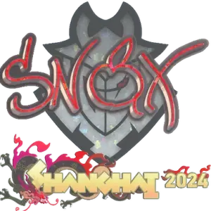Sticker | Snax (Glitter) | Shanghai 2024