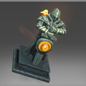 Signiert Knight Statue