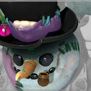 Autographié Frosty the Sew-Man Head