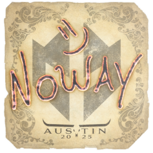Sticker | noway | Austin 2025