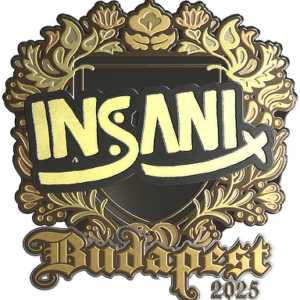 Sticker | insani (Gold) | Budapest 2025