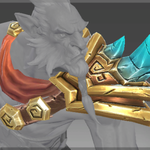 Inscribed Spaulder of the Bramble Lord