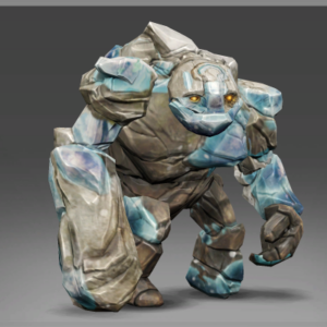 Autografato Small Elemental Ice